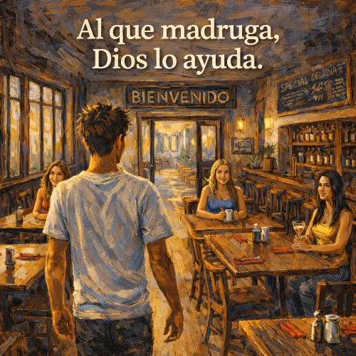 Portada de Al que madruga, Dios le ayuda