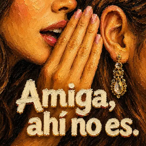 Portada de Amiga, ahí no es.
