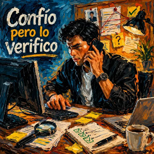 Portada de Confío, pero lo verifico