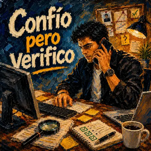 Portada de Confío, pero lo verifico